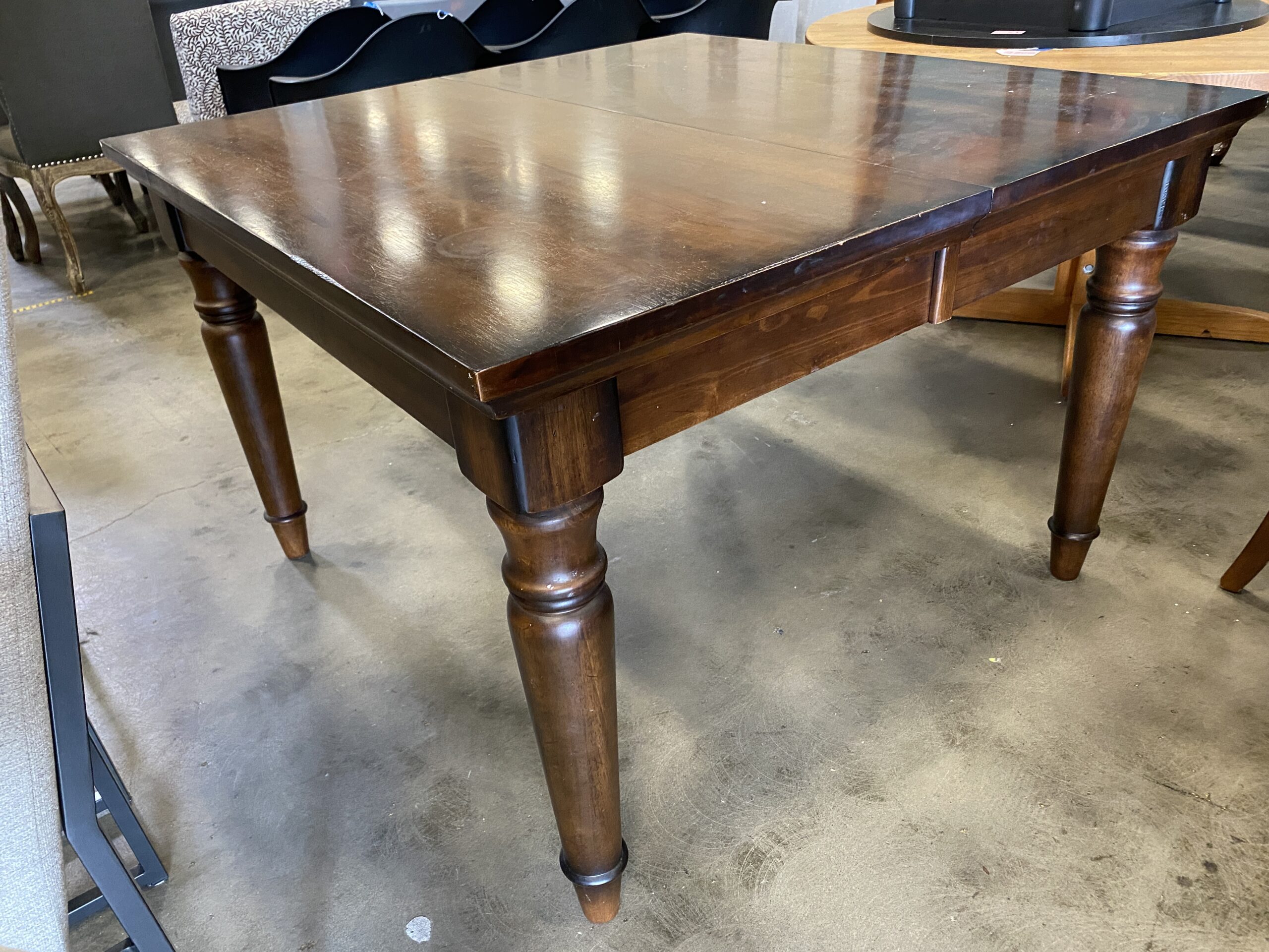 Dark Wood Square Dining Table Habitat Stores SeattleKing County