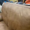 Italisofa Extra Wide Warm Brown Leather Chair