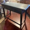 Glass Top Black Sofa Table