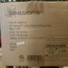 NEW! SEASONS 52" Arena LED White Ceiling Fan