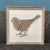 Woven Wood Bird Silhouette Décor