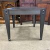 Industrial Brushed Black Metal End Table