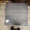 Industrial Brushed Black Metal End Table