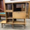 Midcentry Modern Board Cabinet with Pull Down Desk