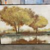 "Autumn Trees by The Lake" Wall Art