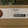 NEW! IKEA Eket Brown Wall Cabinet 3 Pack