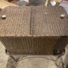 Brown Wicker Cooler On Stand