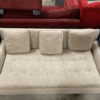 Small Beige Fabric Sofa