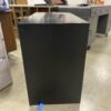 Black File Cabinet with Flipper Doors