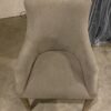 MOE'S Refined Rustic Canvas Back Stud Trim Accent Chair