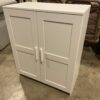 Arctic Wolf White 2 Door Storage Cabinet