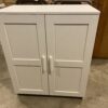 Arctic Wolf White 2 Door Storage Cabinet