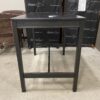 Classic Rectangular Black Wooden Bar Height Table