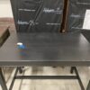 Classic Rectangular Black Wooden Bar Height Table