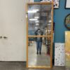 Tall Rectangular Wooden Frame 2 Panel Mirror