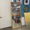 Tall Rectangular Wooden Frame 2 Panel Mirror