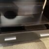 Sleek Black Bookcase With 1 Drawer