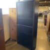 Sleek Black Bookcase With 1 Drawer