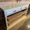 Creamy Blonde Buffet With Basket Drawers