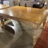 Medium Brown Thick Hardwood Dining Table