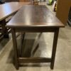 Dark Rustic Hardwood 2 Drawer Modern Work Desk