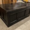 Espresso Brown Lift Top Coffee Table on Wheels