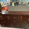 Shermag Bourbon Mahogany 8- Drawer Dresser