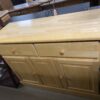 Light Clear Pine 2 -Drawer Credenza