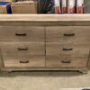 Ash Grey Minimal 6-Drawer Dresser