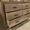 Ash Grey Minimal 6-Drawer Dresser