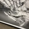 "Greyscale Portrait of a Surfer" Art Frame