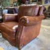 Caramel Leather Armchair