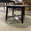 Black X Bottomed Circular Coffee Table