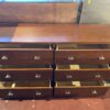 Brown Doublewide Dresser w/ Silver Oval Hardware