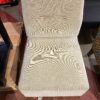 Subtle Tuft Pale Tan Slipper Chair