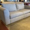 Grey Thick 2-Cushion Sofa