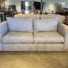 Grey Thick 2-Cushion Sofa