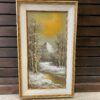 "Winter Landscape" By F. Whitman Canvas Art