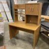 Classic Wood Desk with Shelving and Storage