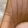 Modern Brown Faux Leather Office Chair