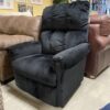 La-Z-Boy Black Velvet Recliner