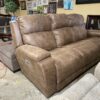 Caramel Leather La-Z-Boy Power Double Recliner