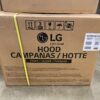 LG 30" Wall Mounted Range Hood in Black