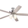 New! Harbor Breeze Macon Bay Wooden Ceiling Fan