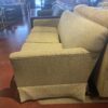 Checkerboard Pattern Sage Green 3 Seater Sofa