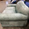 Bob Timberlake Green Watercolor Leather Sofa with Beaded Roll Arms